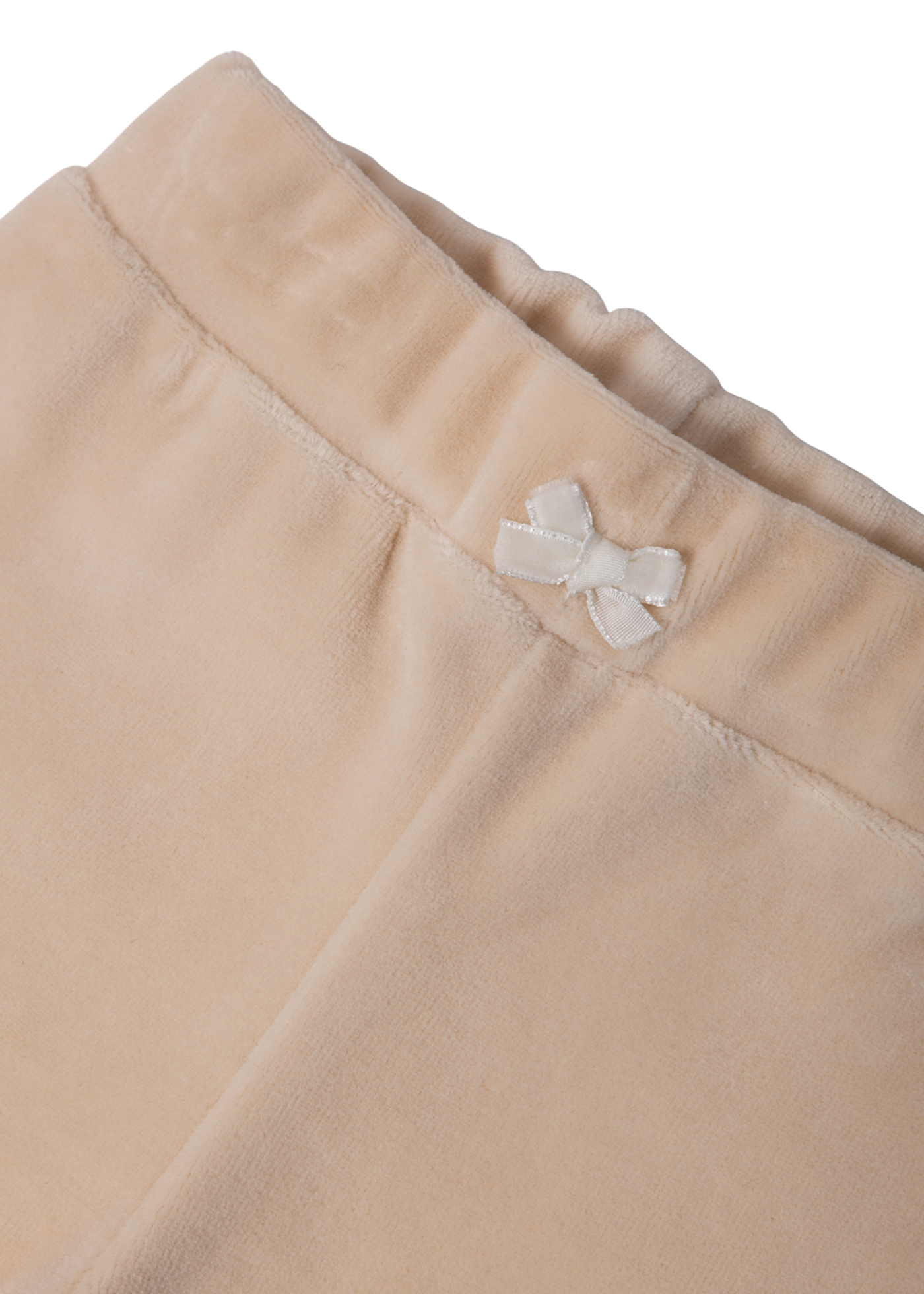 Set 3 Piese Jacheta si Pantaloni Catifea Bej si Bluza Crem K5088 Bebetto