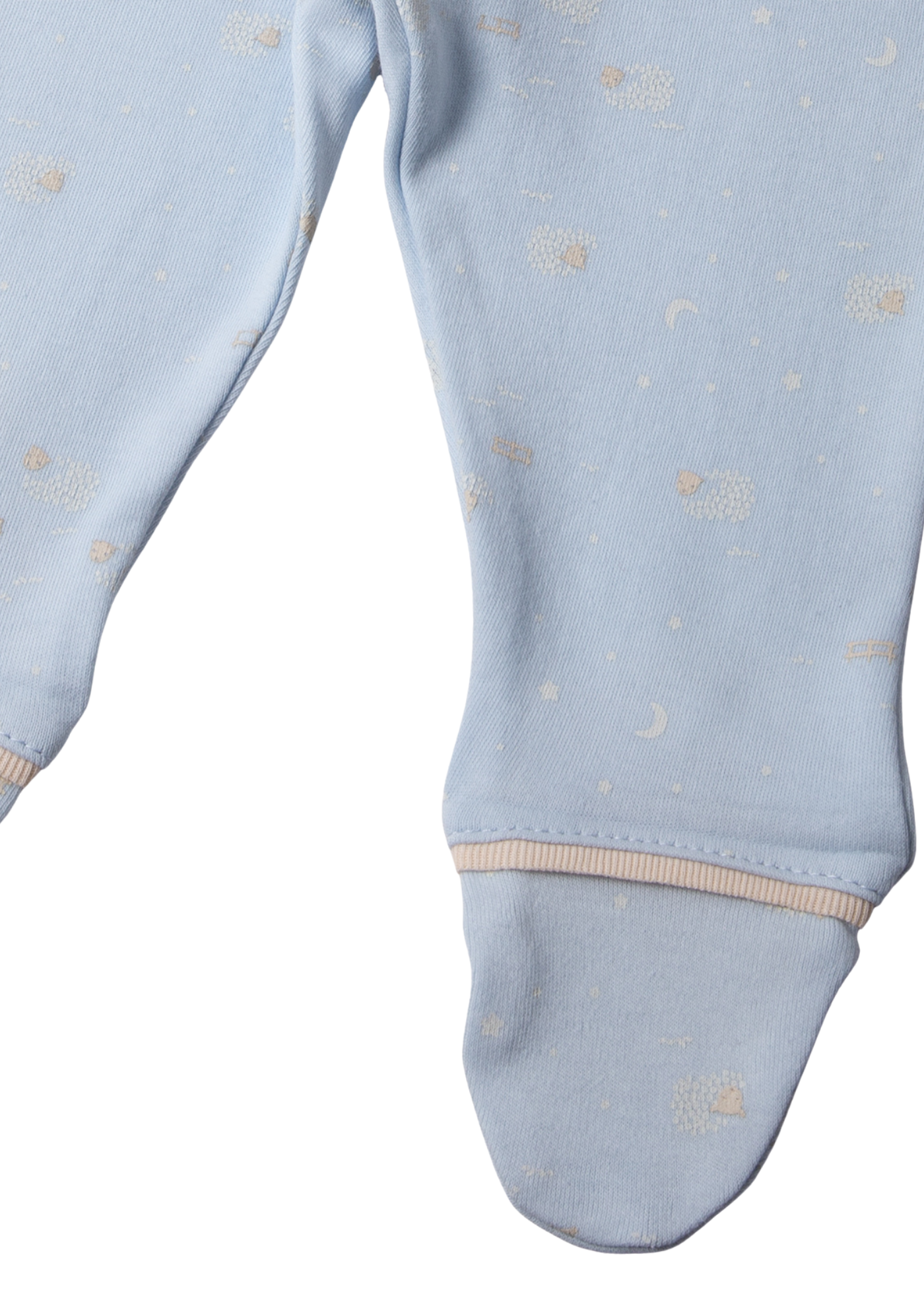 Pijama Bleu cu Imprimeu Oite F1448 Bebetto