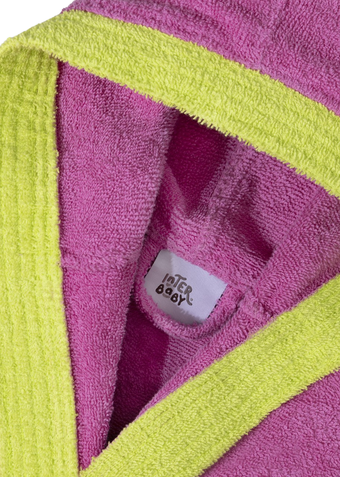 Halat de Baie Fuchsia cu Fetita 2-4 ani 00515C-T2-4-28 – Interbaby