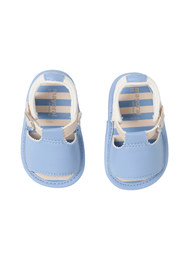 Sandale Bleu cu Alb si Catarama pentru Fetite 9734 Mayoral - Camera Bebelusului