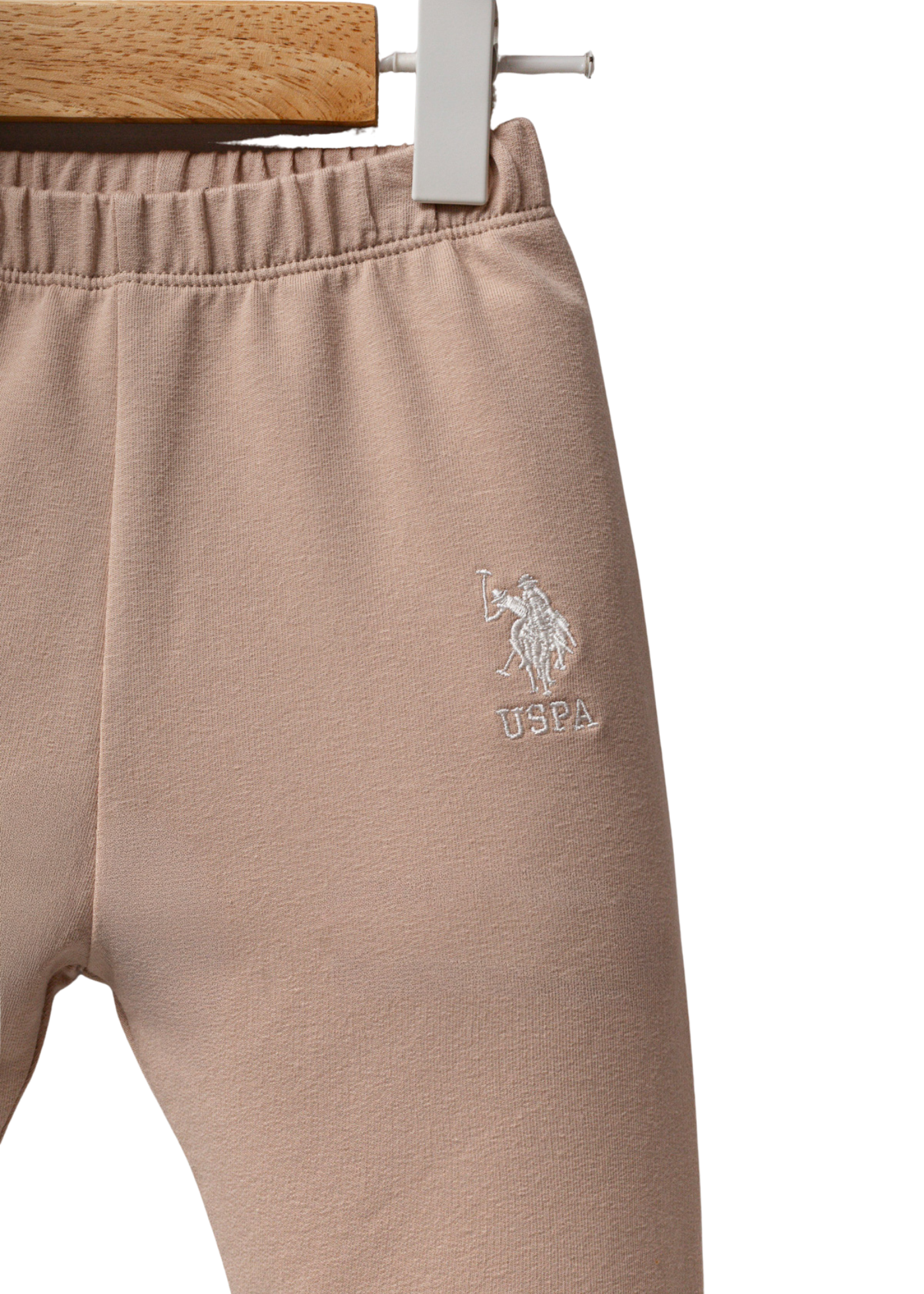 Trening 3 Piese Bej cu Alb USB2723 Us Polo Assn