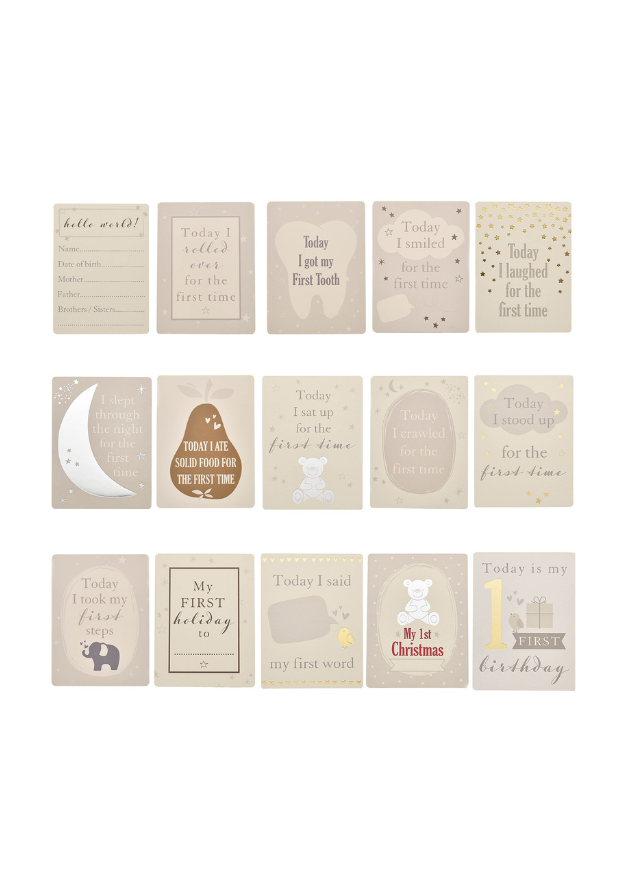 Set Carduri de Amintiri Little Star Baby Milestone CG1535 Bambino by Juliana