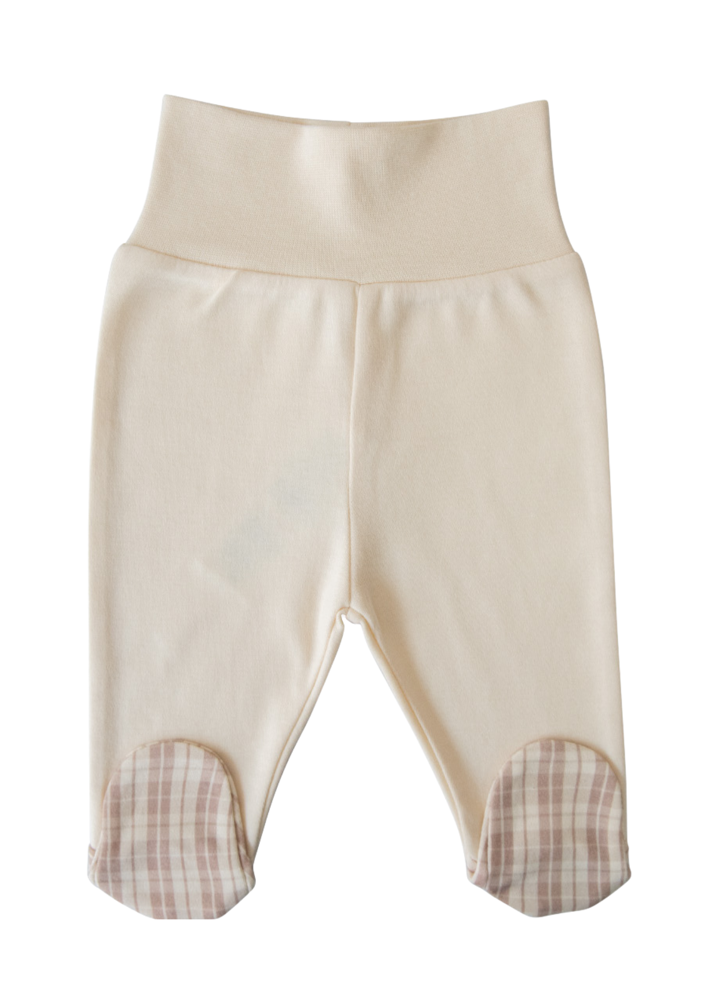 Set 5 Piese Nou Nascut din Bumbac Organic Bej cu Elefant si Urs S60160 Kitikate