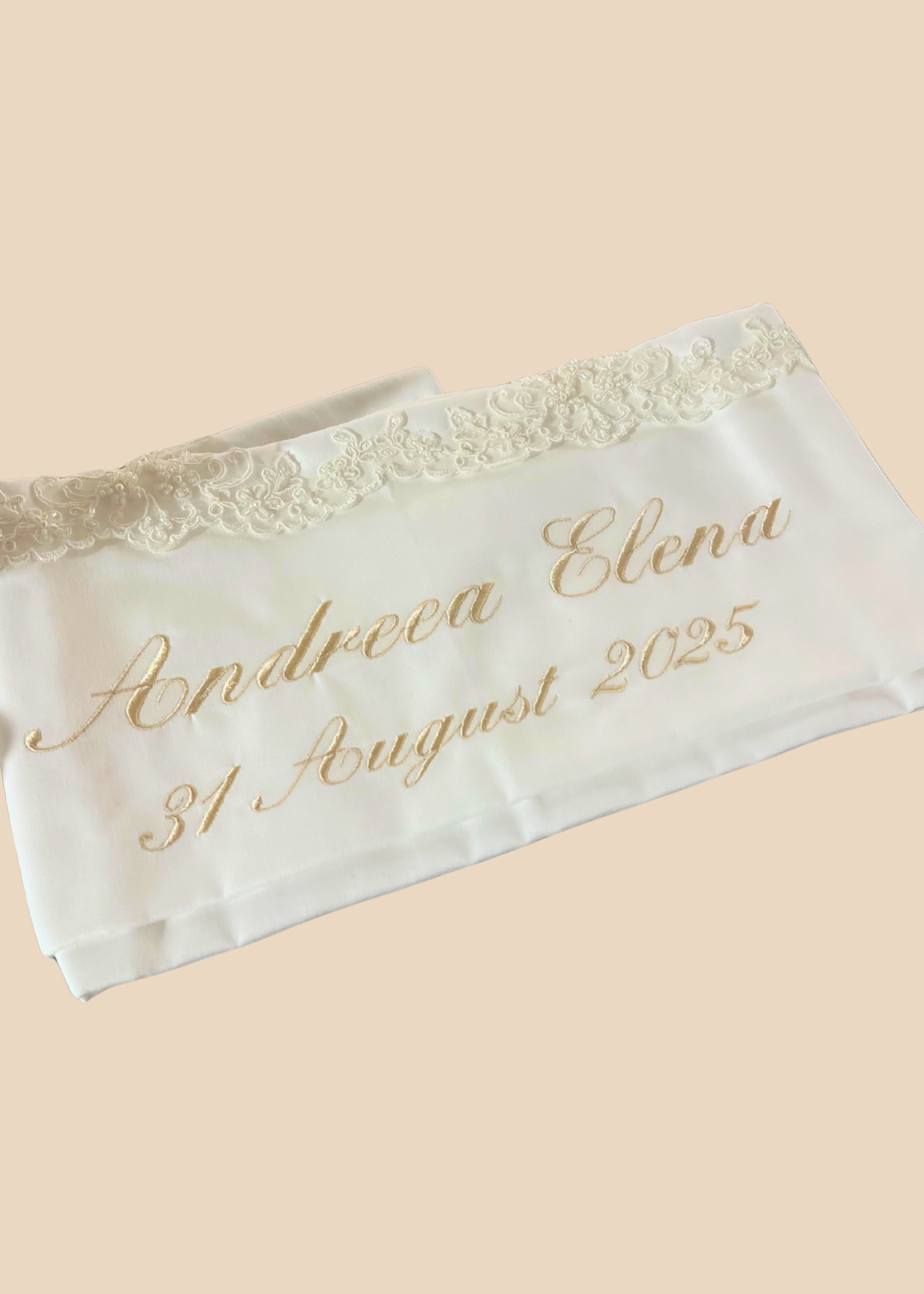 Personalizare Panza Mir Trusou Botez AnneBebe