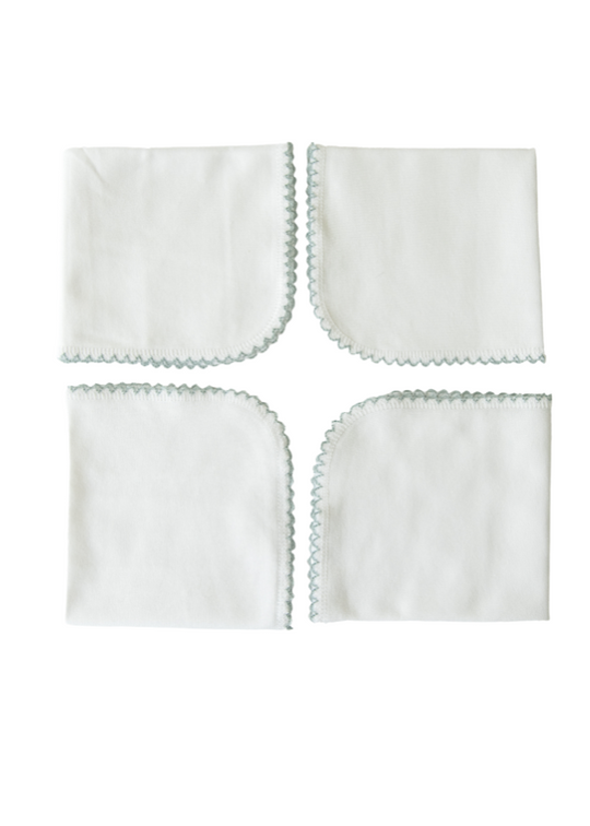 Set 4 Batiste Crem cu Verde din Bumbac Organic S76353 KitiKate