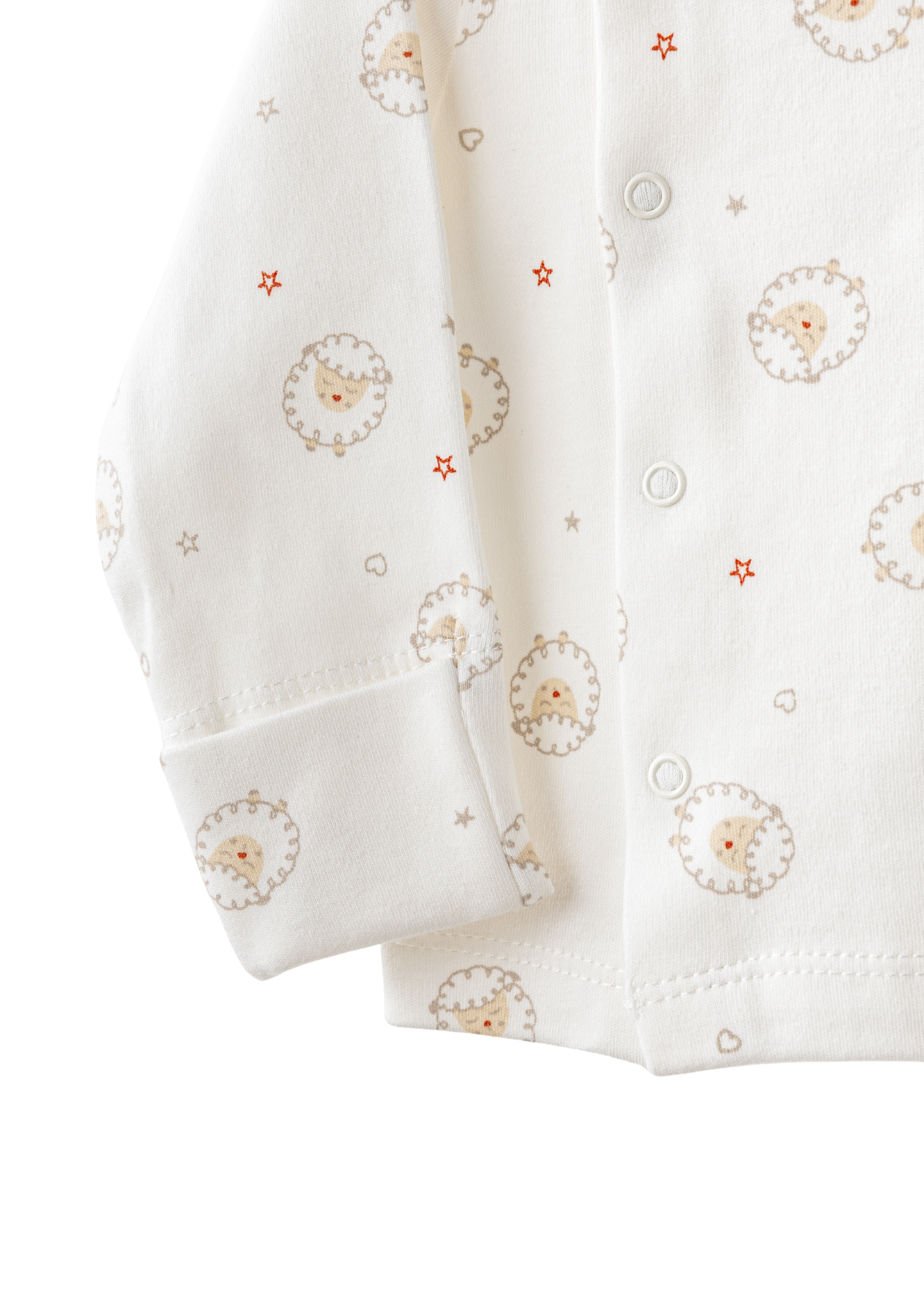 Set 10 Piese Maternitate Crem cu Imprimeu Oite AC25561 Andywawa