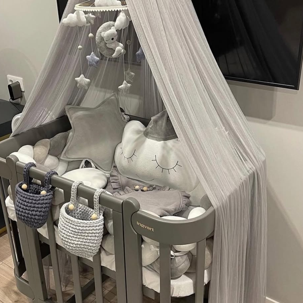 Cloudy white-blue velor decorative pillow