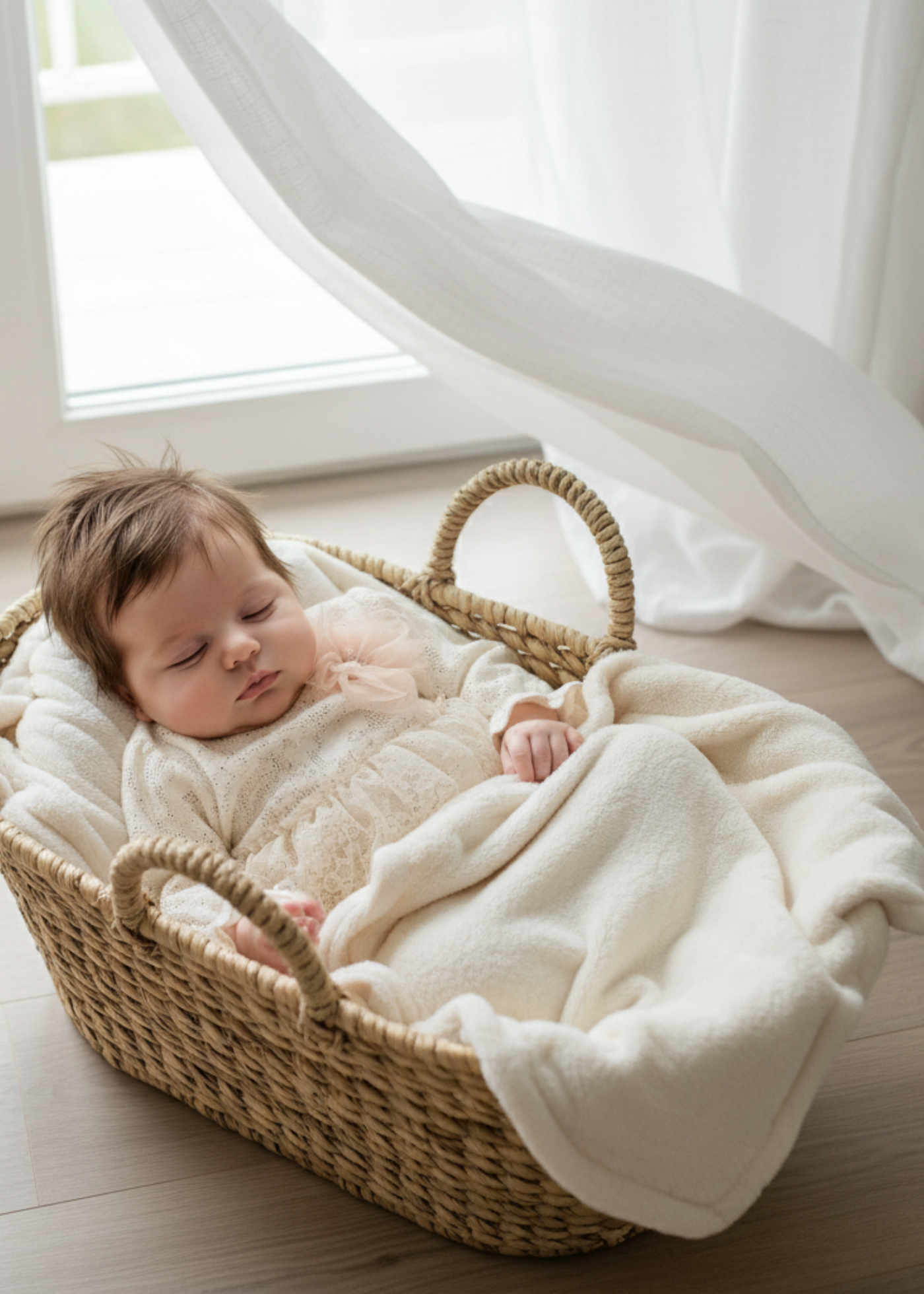 Body Crem din Dantela cu Maneca Lunga si Volane MJ170 Mary & Joe