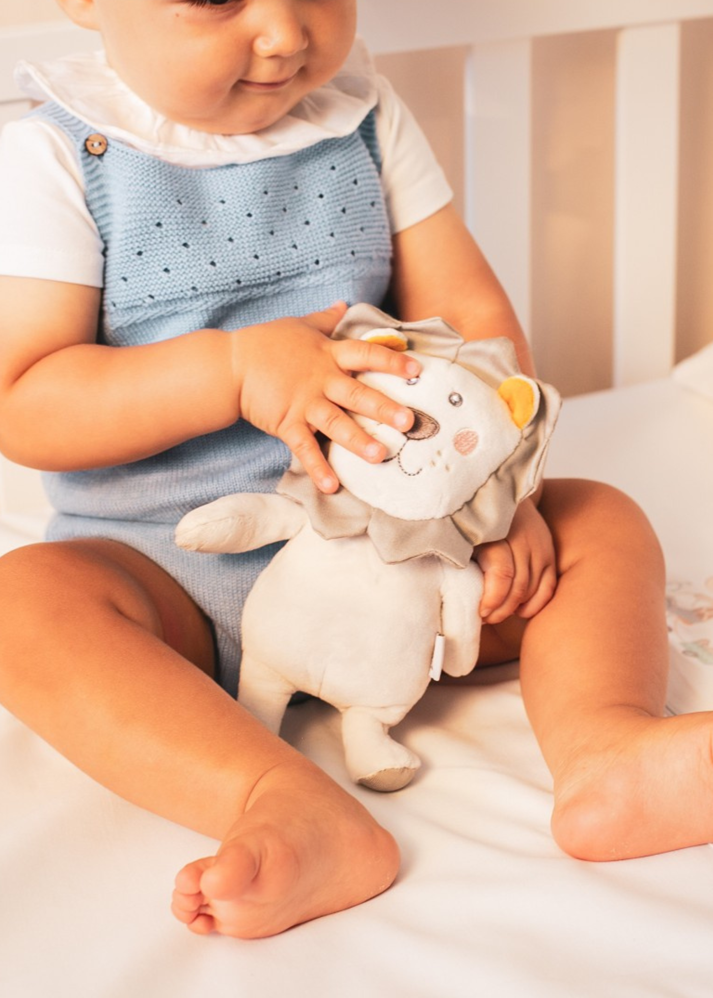 Jucarie Plus Leu Gri LEO07 Interbaby