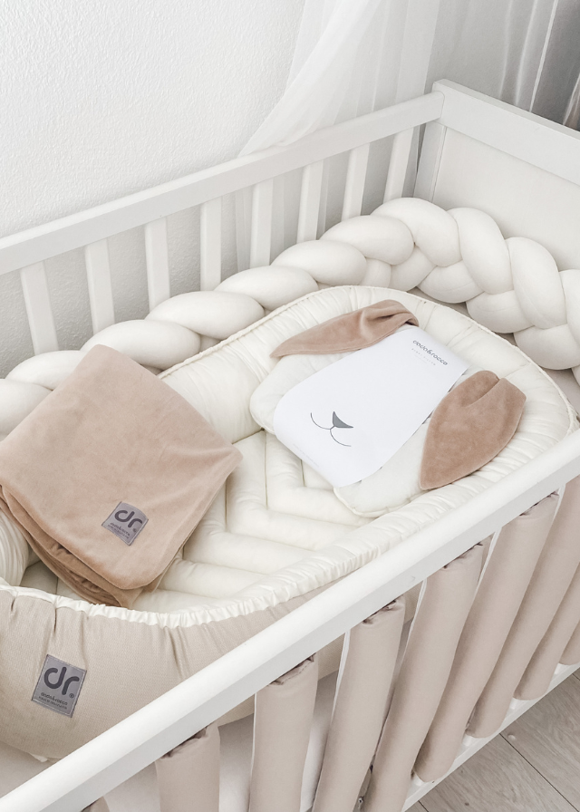 Babynest Bebelusi Antialergic Unisex Velvet Crem Bej - Camera Bebelusului