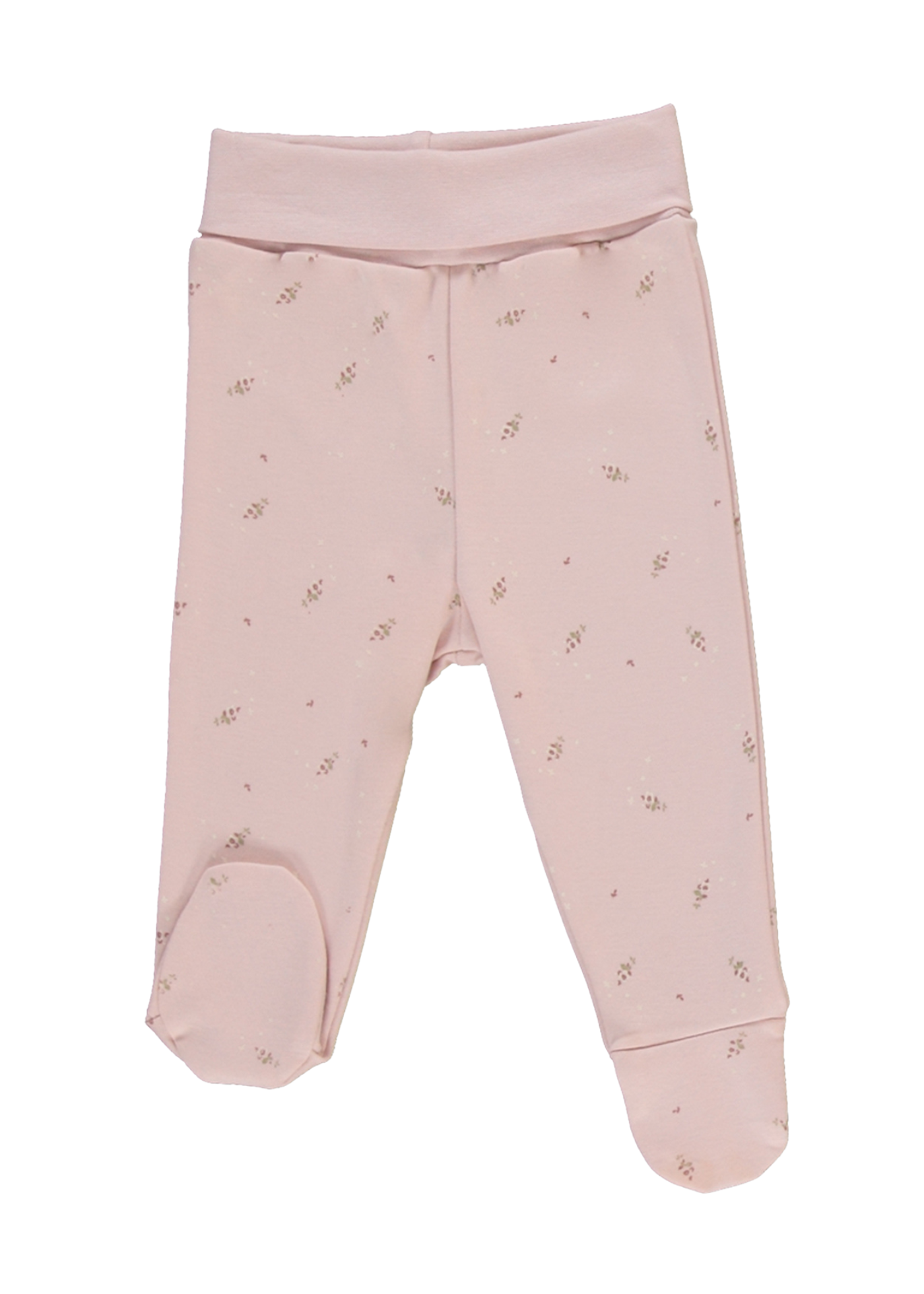 Set 10 Piese Maternitate Roz cu Imprimeu Flori Tiny Florist Z1047 Bebetto