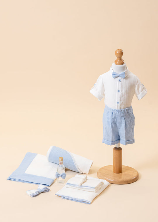Gabriel Christening Set 2 Pieces, Costume and Personalized Suit AnneBebe