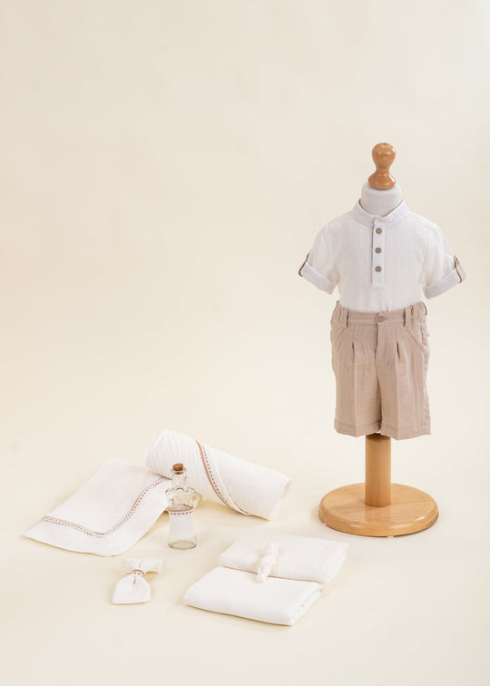 Eduard Christening Set 2 Pieces Suit and Personalized Layette AnneBebe