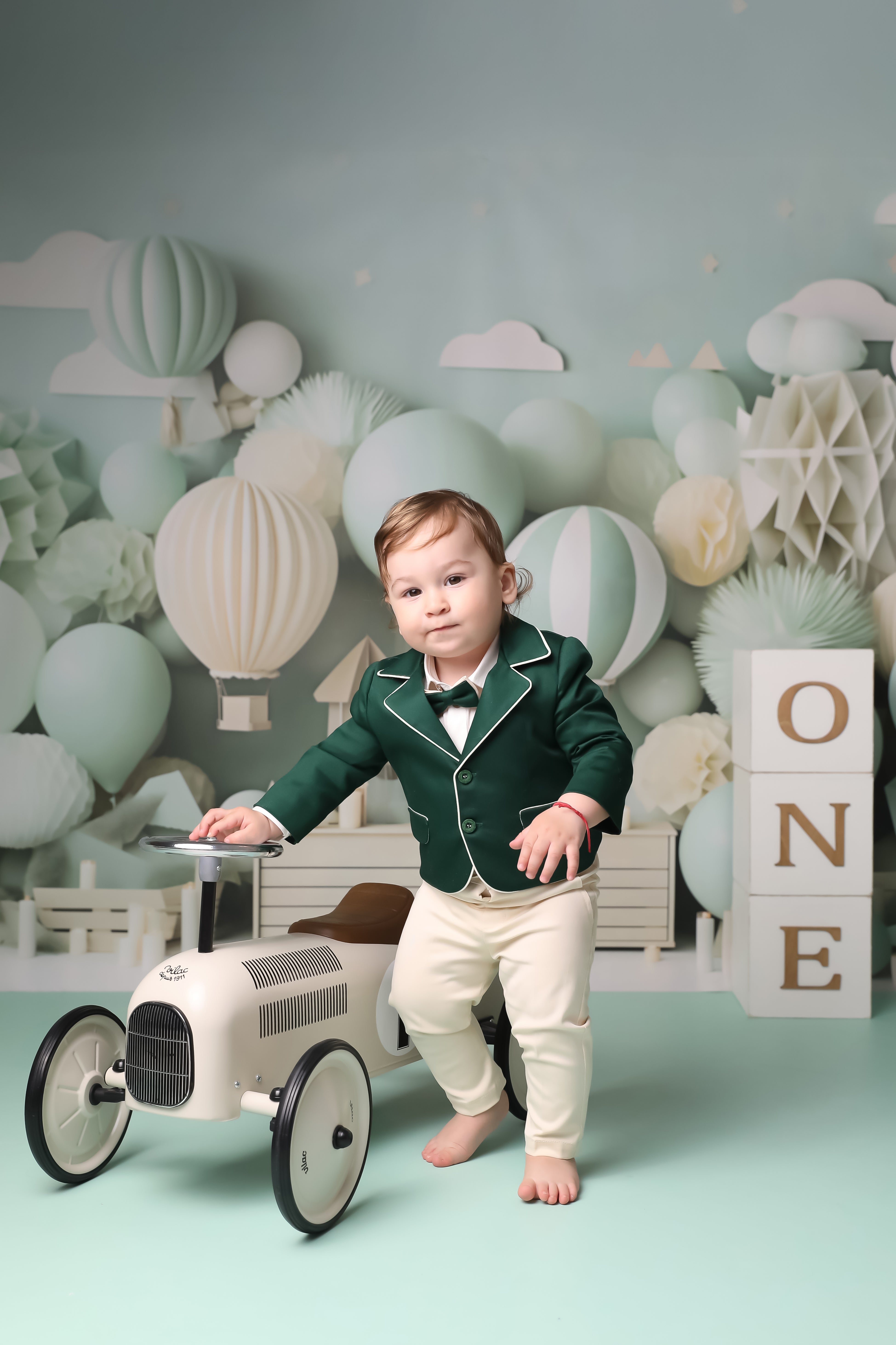 Albert 2-Piece Baptism Set, Custom Suit and Trunk AnneBebe