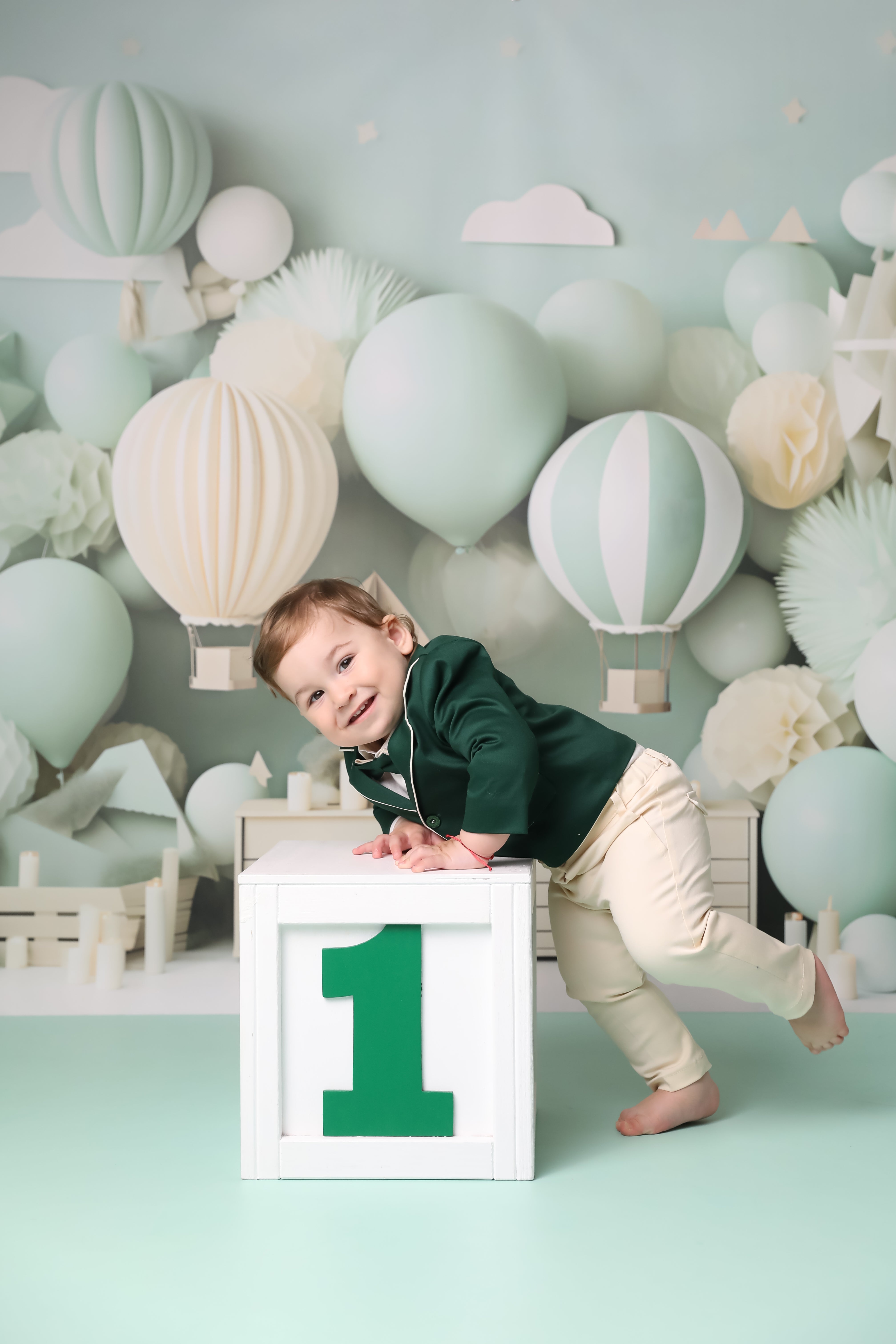 Albert 2-Piece Baptism Set, Custom Suit and Trunk AnneBebe