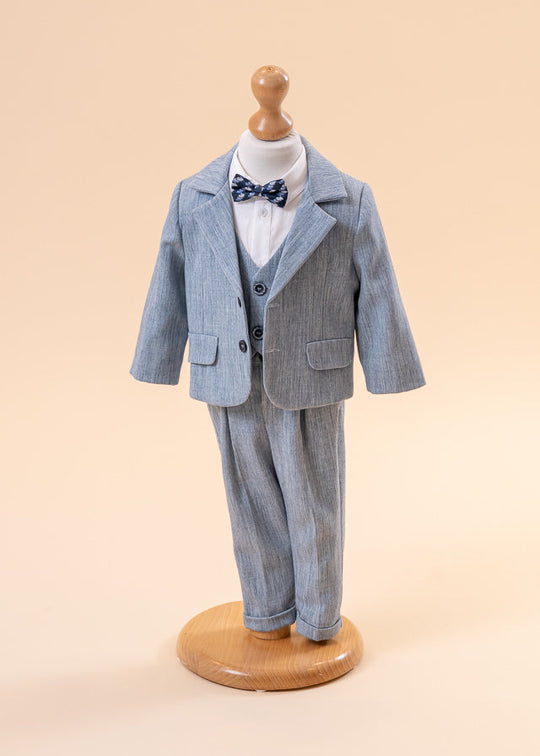 Costum Elegant 5 Piese Gri AnneBeBe