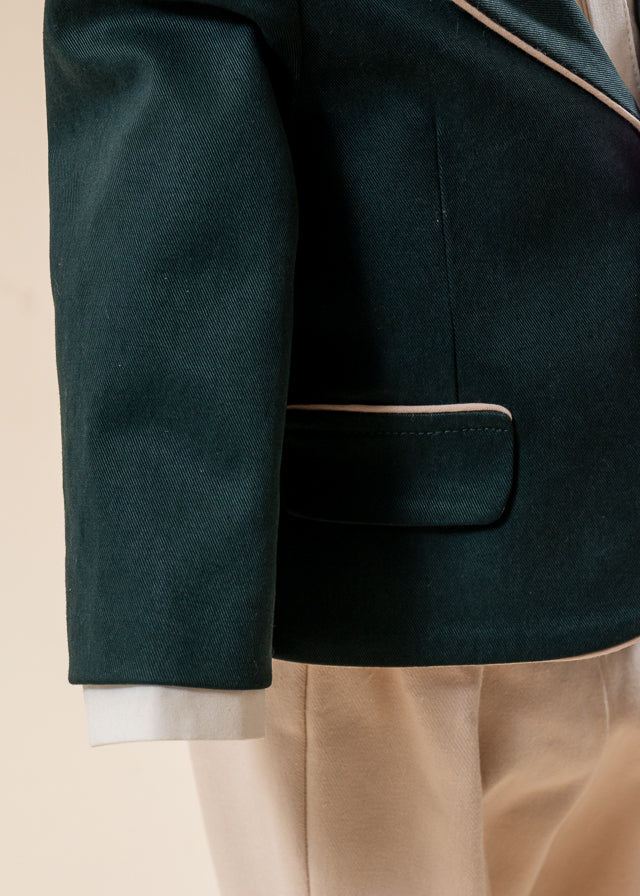 Caesar 3 Piece Baptism Set, Suit, Trunk and Personalized Candle Baptism AnneBebe