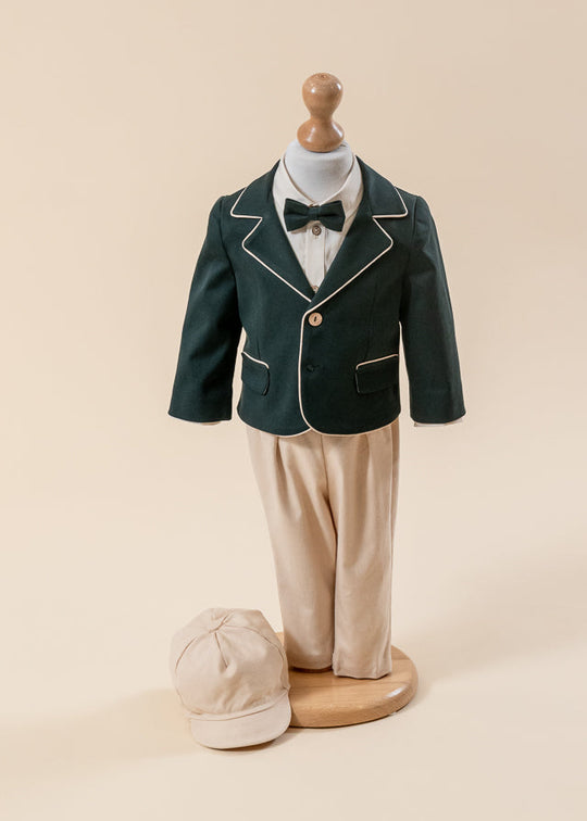 Caesar Costume Green Jacket And Beige Pants Annebebe