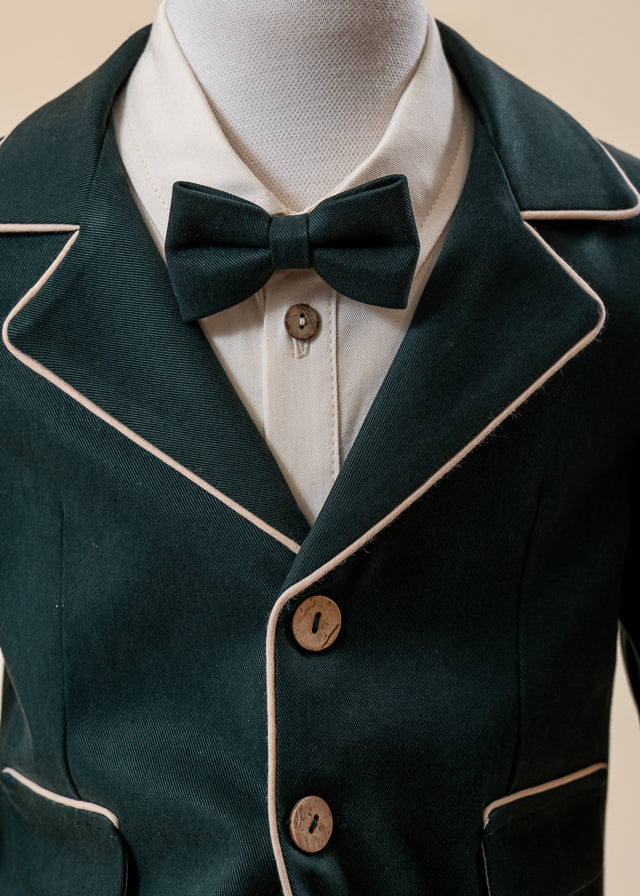 Caesar 3 Piece Baptism Set, Suit, Trunk and Personalized Candle Baptism AnneBebe