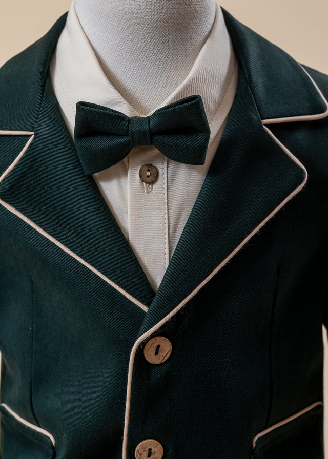 Caesar 3 Piece Baptism Set, Suit, Trunk and Personalized Candle Baptism AnneBebe