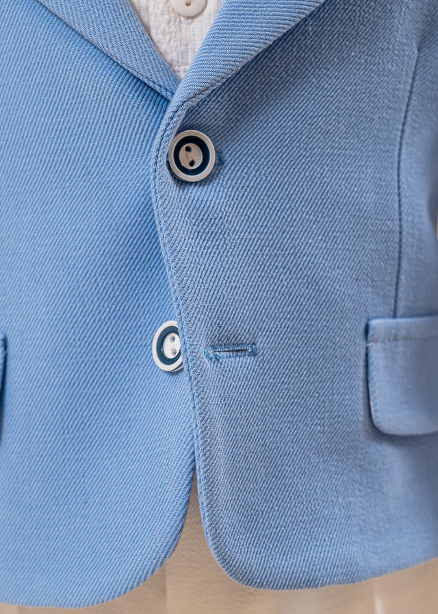 Set Botez Toma 3 Piese, Costum, Trusou si Lumanare Personalizat Botez AnneBebe