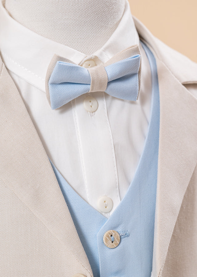 Costum Andreas Sacou Bej Pantalon Bleu AnneBebe