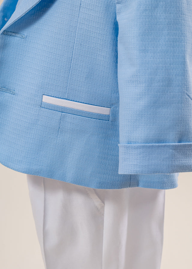 Set Botez Robert 3 Piese Costum Trusou si Lumanare Personalizat Botez AnneBebe