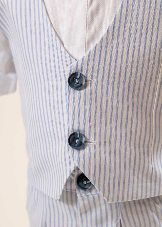 Set Botez Mike 3 Piese  Costum Trusou Lumanare Personalizat Botez AnneBebe