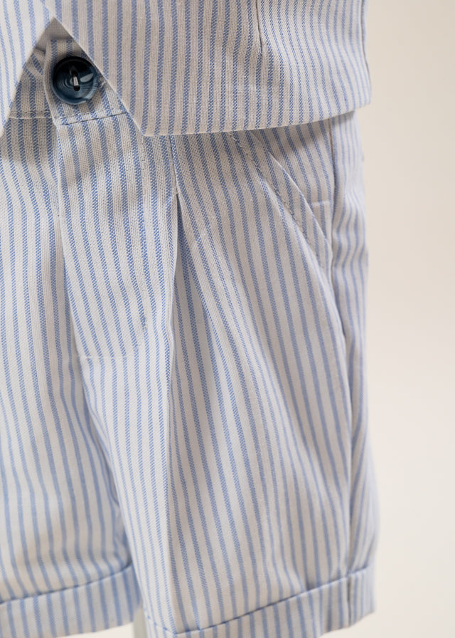 Set Botez Mike 3 Piese  Costum Trusou Lumanare Personalizat Botez AnneBebe