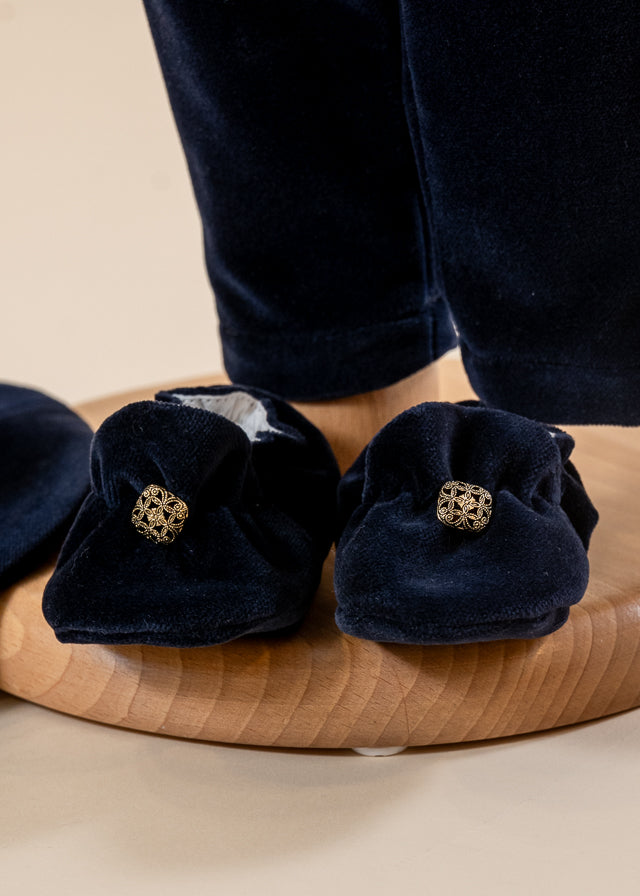 Francis Baptism Set 3 Pieces, Suit, Trunk and Candle Personalized Baptism AnneBebe