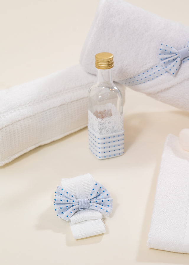 Set Botez Eric 2 Piese  Lumanare Trusou  Personalizat Botez AnneBebe