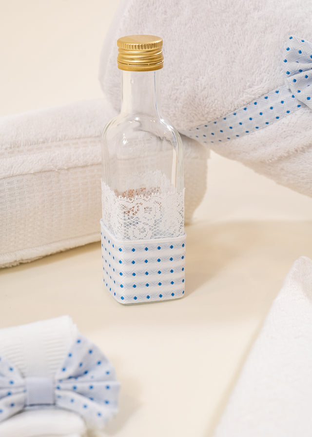 Set Botez Eric 2 Piese  Lumanare Trusou  Personalizat Botez AnneBebe