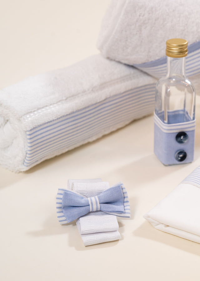 Set Botez Mike 3 Piese  Costum Trusou Lumanare Personalizat Botez AnneBebe