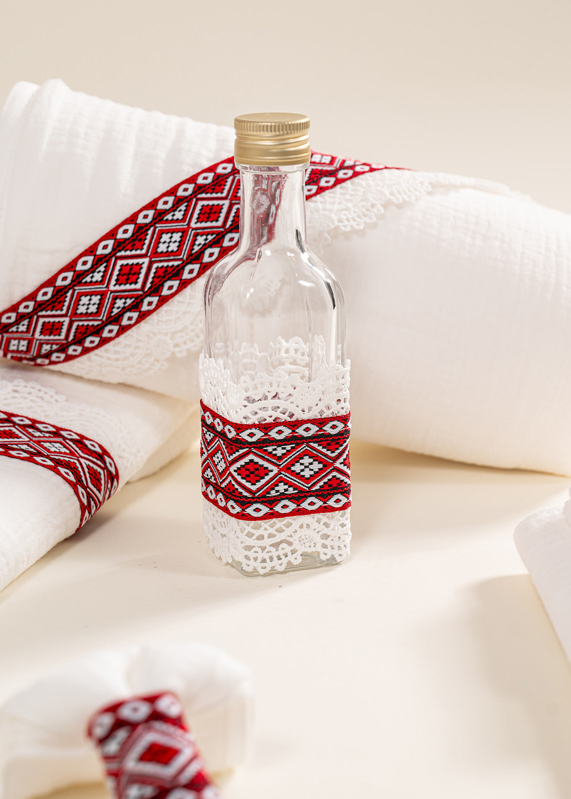 Set Botez Iurie 3 Piese, Costum, Trusou si Lumanare Personalizat Botez AnneBebe