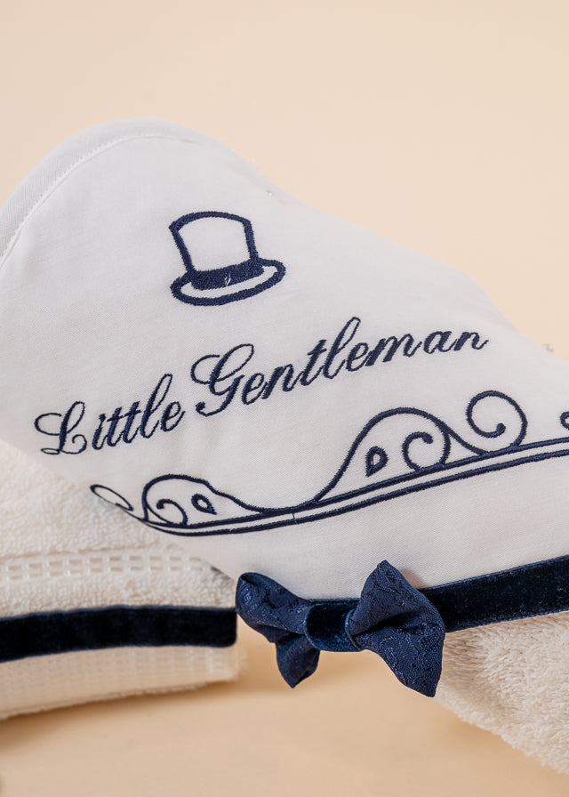 Francis Baptism Set 3 Pieces, Suit, Trunk and Candle Personalized Baptism AnneBebe