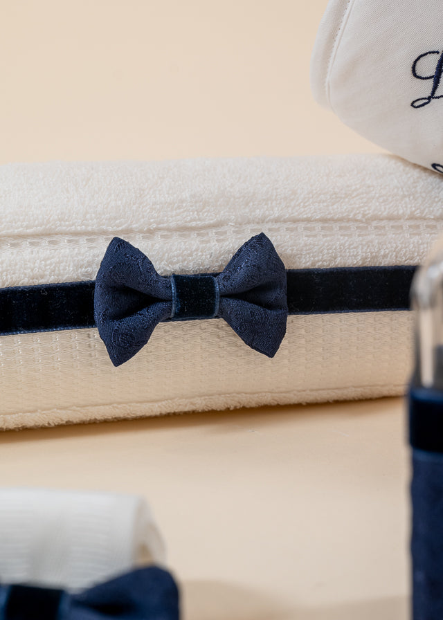 Francis Baptism Set 3 Pieces, Suit, Trunk and Candle Personalized Baptism AnneBebe