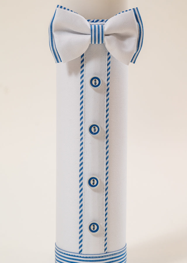 Set Botez Armand 3 Piese  Lumanare Trusou Cufar  Personalizat Botez AnneBebe