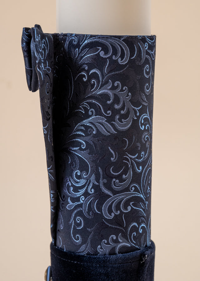 Set Botez Lucian 3 Piese, Lumanare, Trusou si Cufar Personalizat Botez AnneBebe