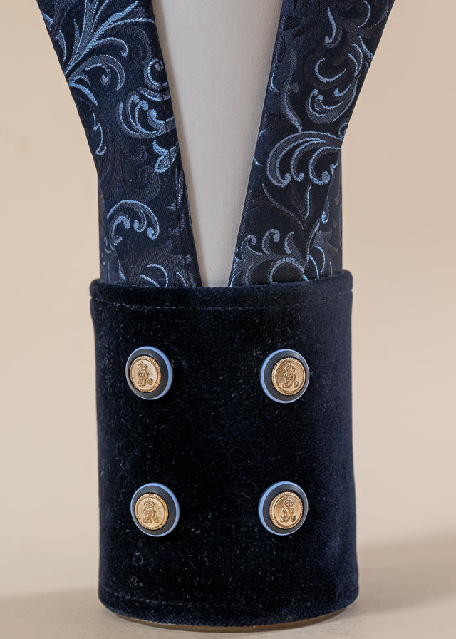 Set Botez Lucian 3 Piese, Lumanare, Trusou si Cufar Personalizat Botez AnneBebe