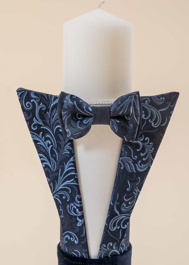 Set Botez Lucian 3 Piese, Lumanare, Trusou si Cufar Personalizat Botez AnneBebe