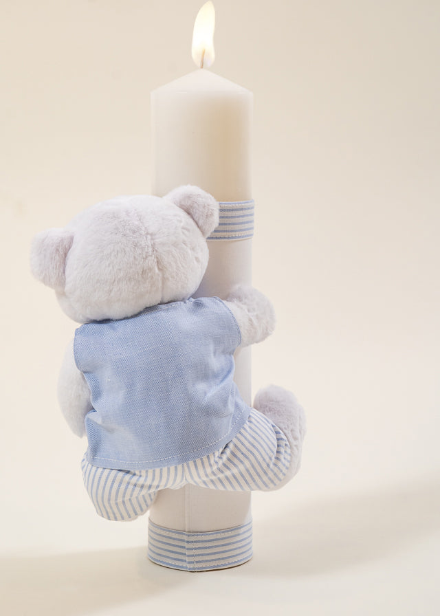 Set Botez Mike 3 Piese  Costum Trusou Lumanare Personalizat Botez AnneBebe