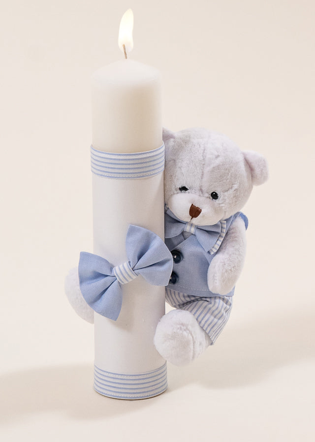 Set Botez Mike 3 Piese  Costum Trusou Lumanare Personalizat Botez AnneBebe