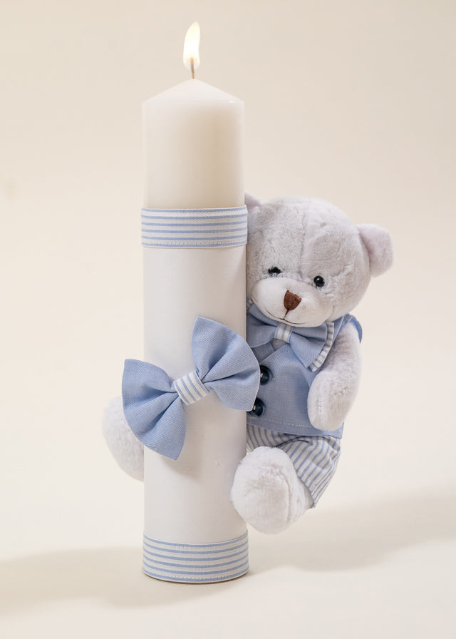 Set Botez Mike 3 Piese  Costum Trusou Lumanare Personalizat Botez AnneBebe