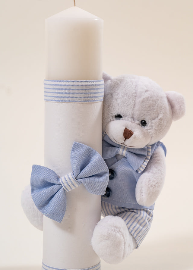 Set Botez Mike 3 Piese  Costum Trusou Lumanare Personalizat Botez AnneBebe