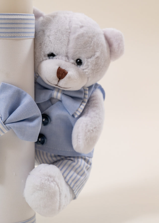 Set Botez Mike 3 Piese  Costum Trusou Lumanare Personalizat Botez AnneBebe