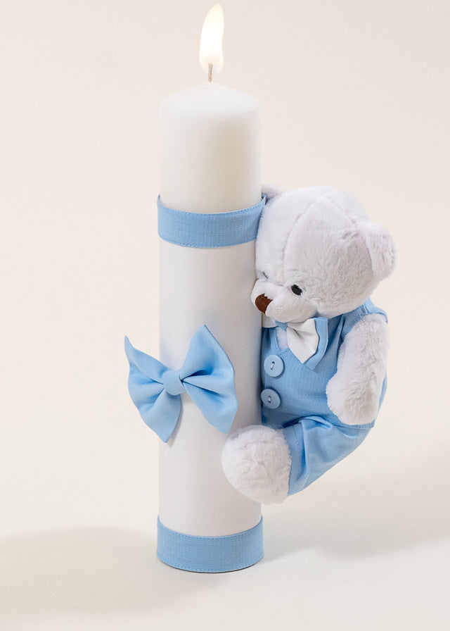 Set Botez Robert 2 Piese, Lumanare si Trusou  Personalizat Botez AnneBebe