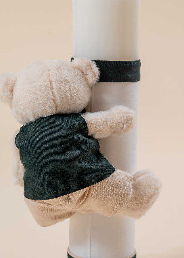 Cezar Baptism Set 3 Pieces, Candle, Trunk and Personalized Baptism Chest AnneBebe