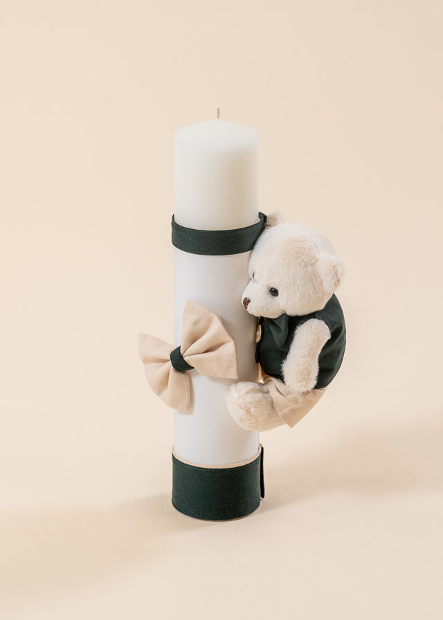 Caesar 3 Piece Baptism Set, Suit, Trunk and Personalized Candle Baptism AnneBebe