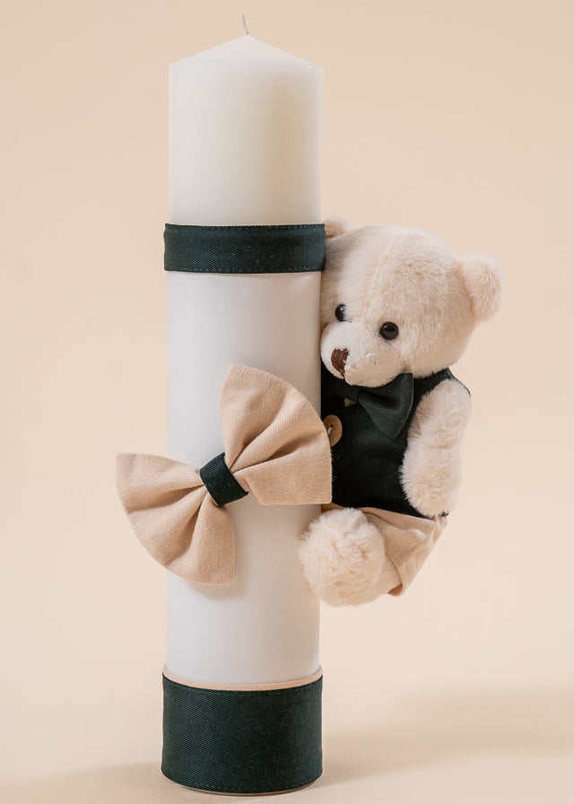 Caesar 3 Piece Baptism Set, Suit, Trunk and Personalized Candle Baptism AnneBebe