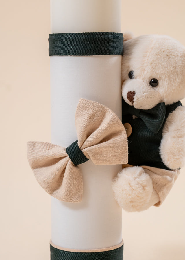 Caesar 3 Piece Baptism Set, Suit, Trunk and Personalized Candle Baptism AnneBebe